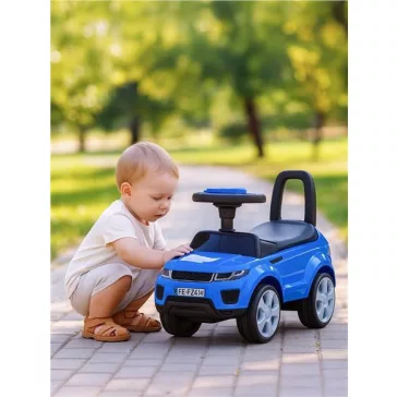 Baby Mix Prime SUV bébitaxi kék bőrből