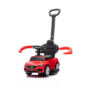   Bébitaxi tolókarral MERCEDES C-Class Deluxe Milly Mally Red