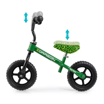 Gyerek futóbicikli Milly Mally Dragon green
