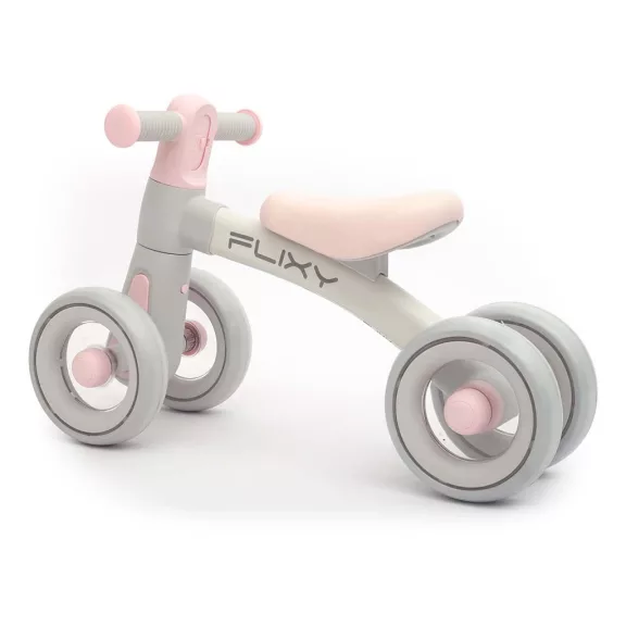 FLIXY futóbicikli LED világítással Milly Mally– pink