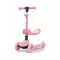 FUZZY háromkerekű üléses-scooter egyensúlyozó roller gyerekeknek pink