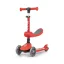 FUZZY háromkerekű üléses-scooter egyensúlyozó roller gyerekeknek red