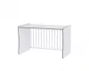 Lorelli Trend PLUS kombi ágy 70x165 - White & Vintage Gray / Fehér & Vintage Szürke
