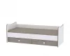 Lorelli Trend PLUS kombi ágy 70x165 - White & Vintage Gray / Fehér & Vintage Szürke