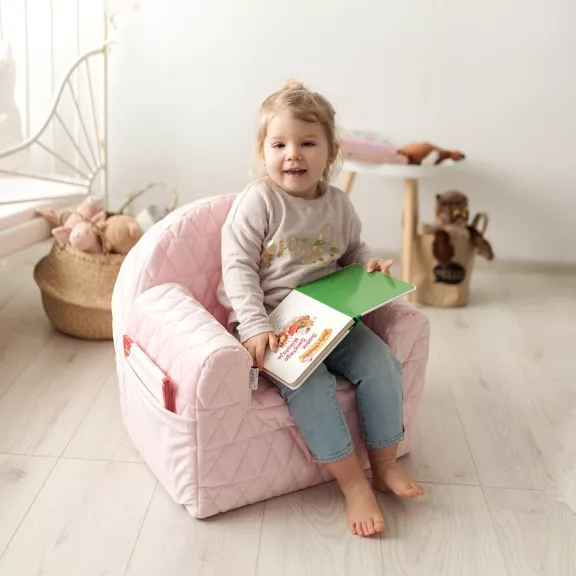 Albero Mio Velvet Kids babafotel - V101 Pink