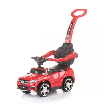   Chipolino Mercedes Benz GL63 AMG bébitaxi tolókarral és kupolával - fekete