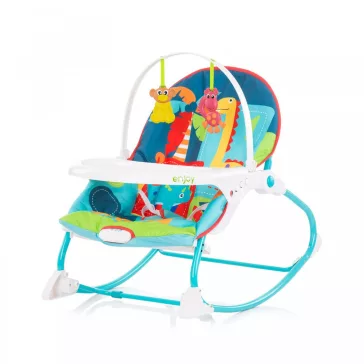 Chipolino Enjoy rezgő-zenélő pihenőszék 18 kg-ig - Blue