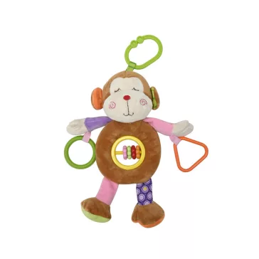 Lorelli Toys plüss csörgőjáték - Majom