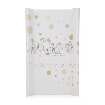 Lorelli pelenkázó lap merev peremes 50x71 - Beige