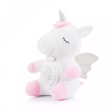 Chipolino projektoros zenélő plüss játék - Unicorn