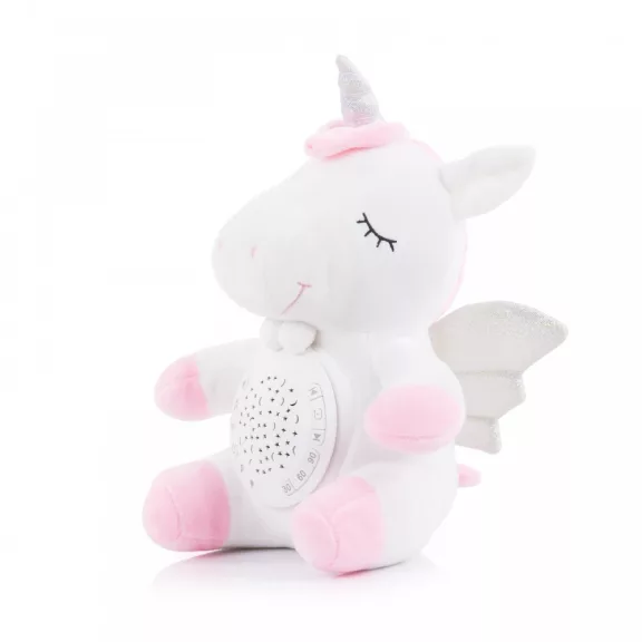 Chipolino projektoros zenélő plüss játék - Unicorn