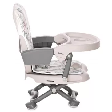   Lorelli Ego Plus székre szerelhető ülésmagasító - Grey Parrots PU Leather
