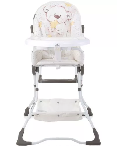 Lorelli Bonbon fix etetőszék - White Teddy Bear