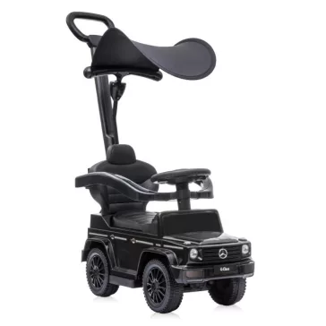   Lorelli Mercedes G350D bébitaxi tolókarral és napellenzővel - Fekete