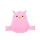 Lorelli Penguin babaülőke kádba - pink