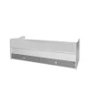 Lorelli MiniMax kombi ágy 72x190 - White & Stone Grey