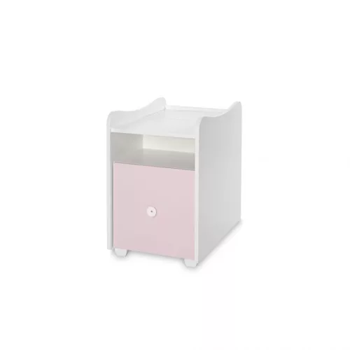 Lorelli Trend PLUS kombi ágy 70x165 - White Orchid Pink