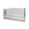 Lorelli MiniMax kombi ágy 72x190 - White / Milky Green