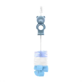   Baby Care cumi és cumisüvegmosó kefe - Bear Moonlight Blue