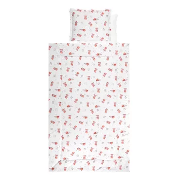   Lorelli 4 részes ágynemű garnitúra - Bears & Pillows Beige