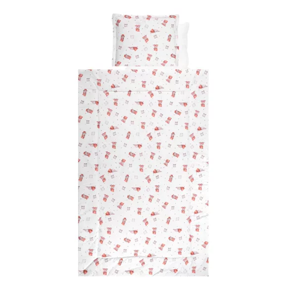 Lorelli 4 részes ágynemű garnitúra - Bears & Pillows Beige