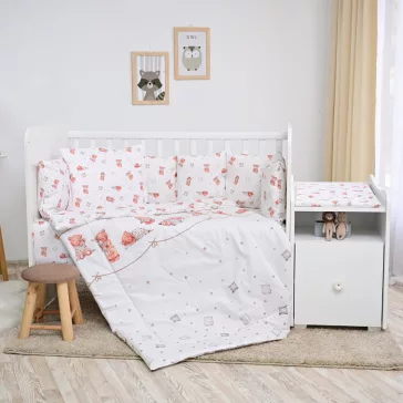   Lorelli ágynemű garnitúra Trend kombi ágyhoz - Bears & Pillows Beige