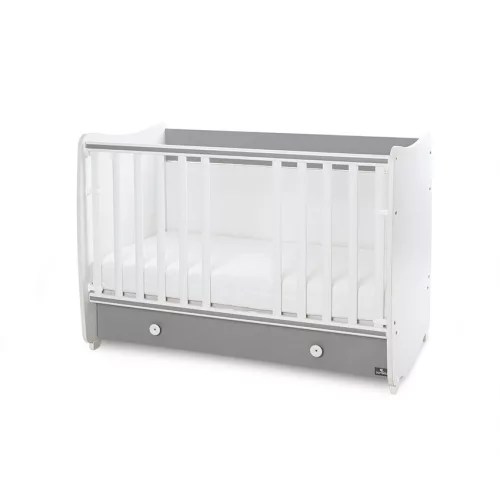 Lorelli Dream kiságy 70x140 - White Stone Grey
