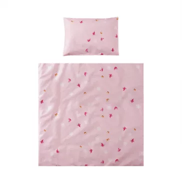   Lorelli EVA 5 részes ágynemű garnitúra - Butterflies Pink