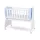 Lorelli First Dreams ringatható bölcső 105x55 - White / Baby Blue New