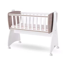   Lorelli First Dreams ringatható bölcső 105x55 - White / Coffee New