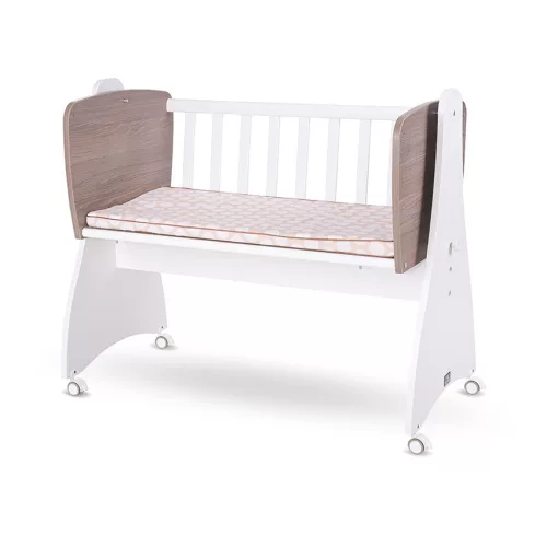Lorelli First Dreams ringatható bölcső 105x55 - White / Coffee New
