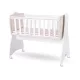 Lorelli First Dreams ringatható bölcső 105x55 - White / Light Oak New
