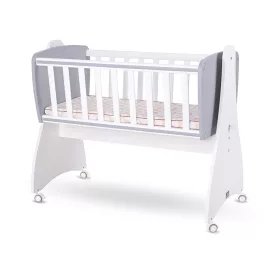   Lorelli First Dreams ringatható bölcső 105x55 - White / Stone Grey