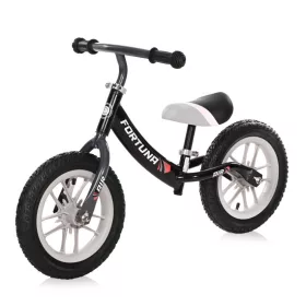   Lorelli Fortuna Air futóbicikli világító kerékkel - Grey&Black