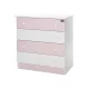 Lorelli Komód - White & Orchid Pink 