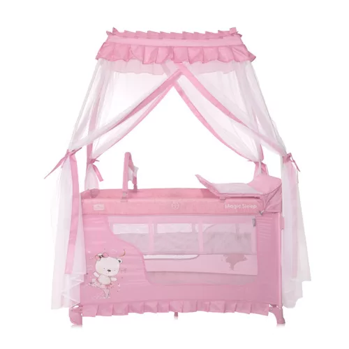 Lorelli Magic Sleep utazóágy - Mellow Rose Ballerina Bear