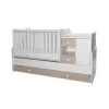 Lorelli MiniMax kombi ágy 190x72 - White Amber New