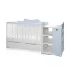 Lorelli Multi kombi ágy 190x72 - White Baby Blue
