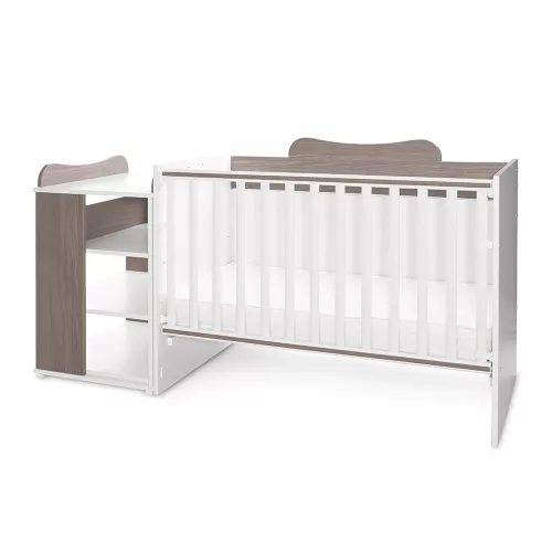 Lorelli Multi kombi ágy 190x72 - White Coffe
