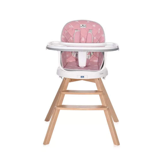 Lorelli Napoli forgatható etetőszék - Pink bears