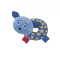 Lorelli Toys Csörgő fánk - Kék kutya