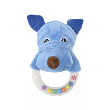 Lorelli Toys Plüss csörgő - Kék kutya