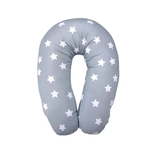 Lorelli szoptatós párna - Stars Blue Grey Mist