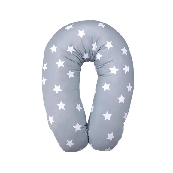 Lorelli szoptatós párna - Stars Blue Grey Mist