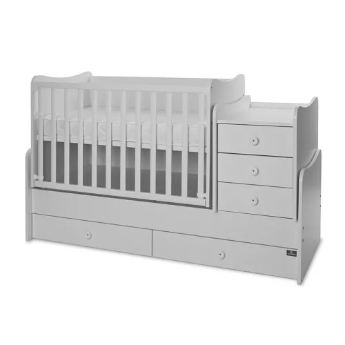 Lorelli Maxi Plus kombi ágy 70x160 - Trio White