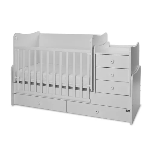 Lorelli Maxi Plus kombi ágy 70x160 - Trio White