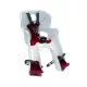 Bellelli Rabbit Handlefix bicikliülés 15kg-ig - White Red