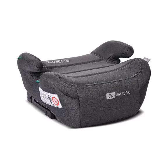 Lorelli Matador autós ülésmagasító Isofix 125-150cm - Black Jasper
