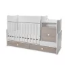 Lorelli Trend PLUS kombi ágy 70x165 - White & Amber ÚJ