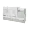 Lorelli Trend PLUS kombi ágy 70x165 - White & Milky Green ÚJ
